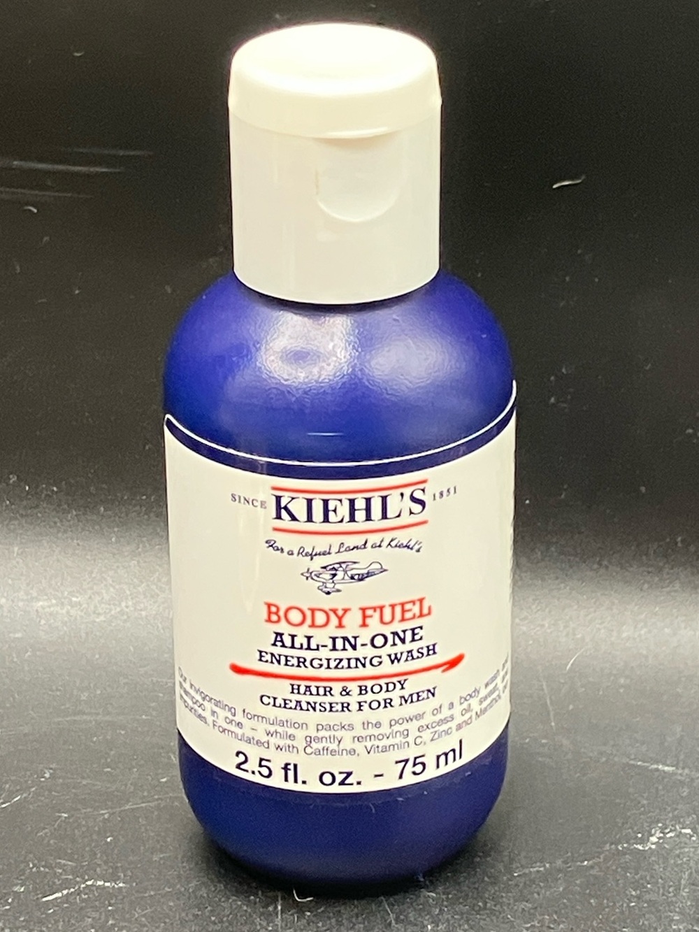 Kiehl’s Body Fuel All In One Energizing Wash Cleanser For Men 2.5 oz SEALED NEW